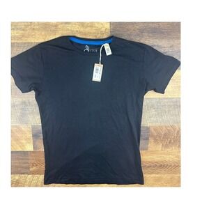 Diesel Men's T-Pollor Graphic T-Shirt Black Crew Neck Short Sleeve Size S